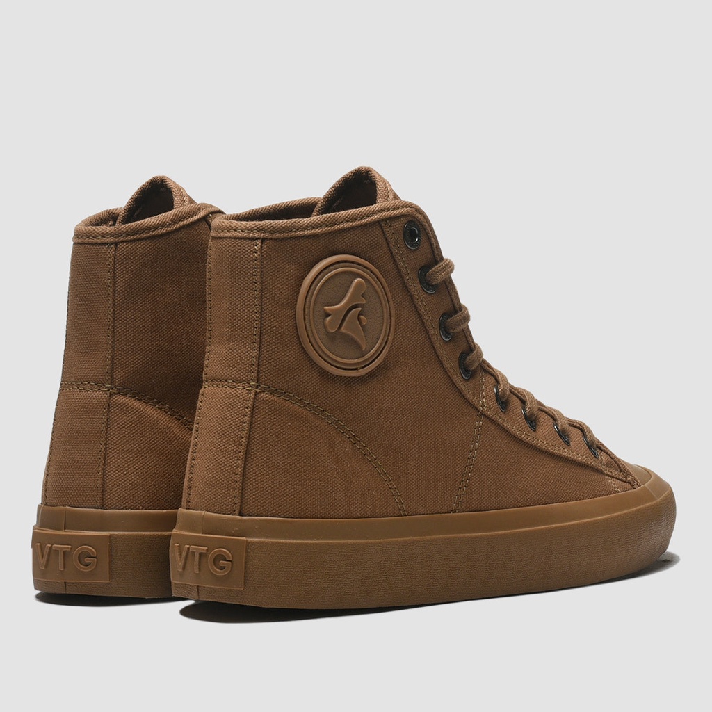 Sepatu Brodo Vtg V2 Solid Hi Series Vantage Vintage [Olive/Mocha]-5