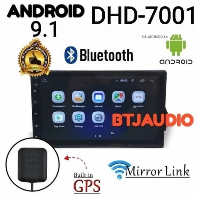 New Head Unit Tape Mobil Double Din Deckless Dhd Mirrorlink Android+Kamera