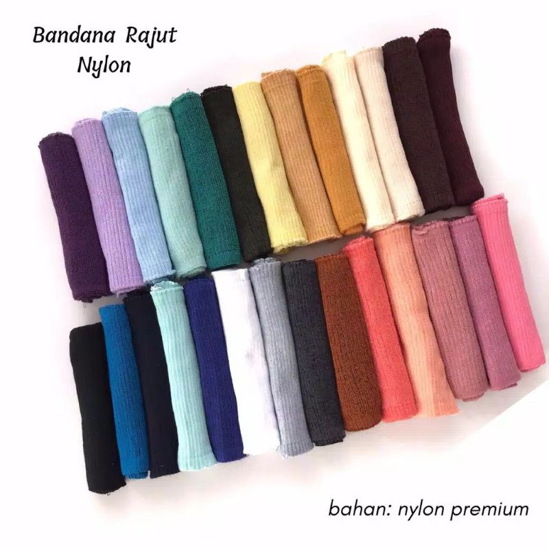 Bandana Rajut Nilon