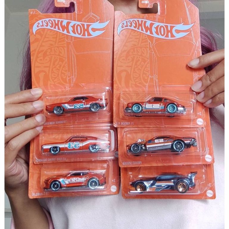 Jual Hot wheels orange blue set (mix 2 
