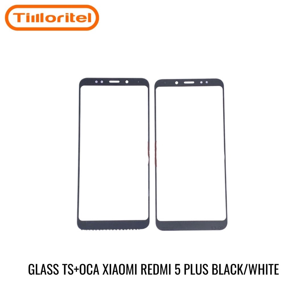 GLASS TS+OCA XIAOMI REDMI 5 PLUS BLACK/WHITE