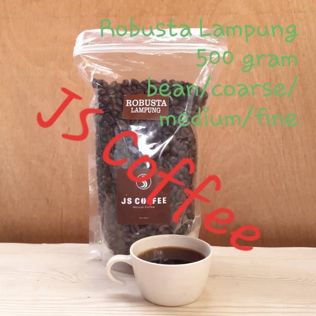 

TERMURAH Kopi / Coffee Robusta Lampung biji / bubuk kemasan 500 gram