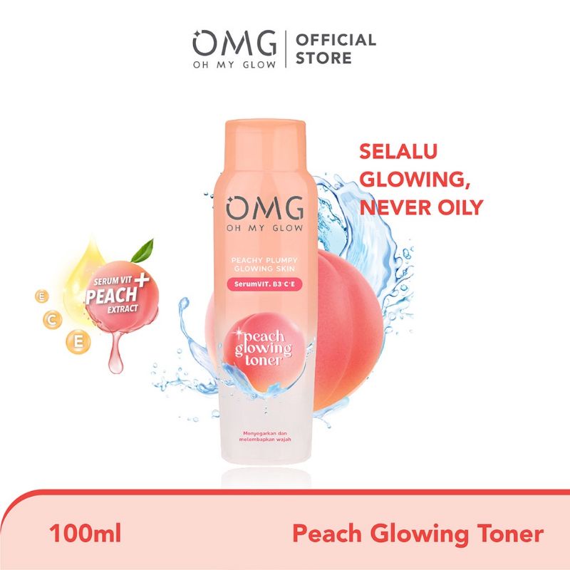 OMG Oh My Glow Peach Glowing Toner 100ml