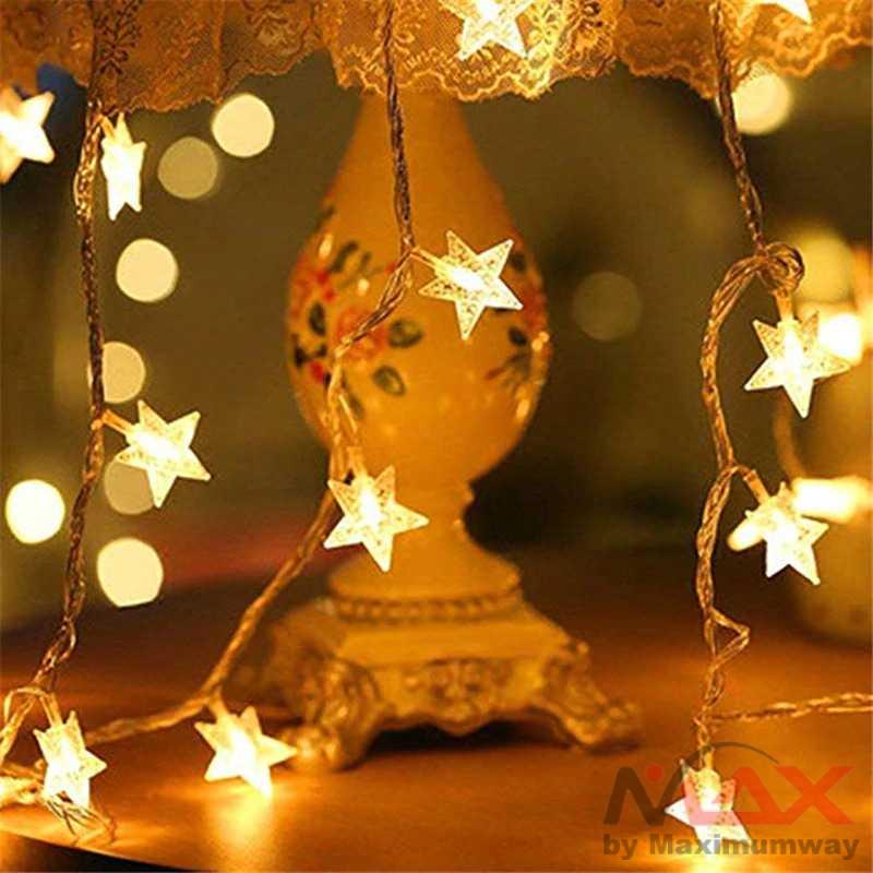 ANBLUB Lampu Hias Dekorasi pesta bintang Star Light String Twinkle 20 LED 3M - G23 Warna Warm White