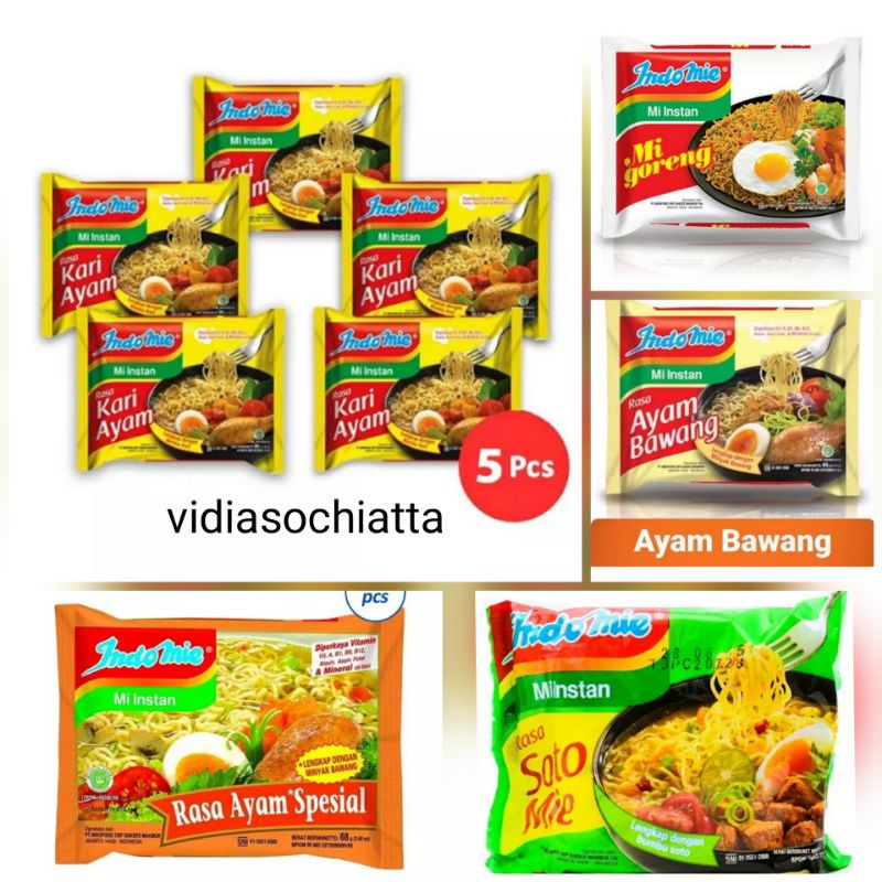 

Indomie goreng rebus biasa jumbo paket isi 5 pcs