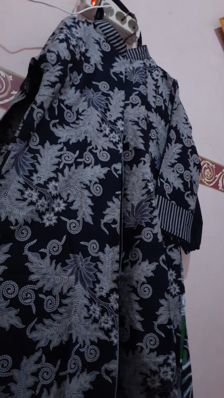 Shanaya Batik Tunik Pias Prameswari Warna Hitam Dan Merah Size S M L Xl Xxl Bisa Seragaman
