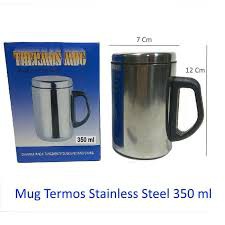 Thermos Mug Termos Cangkir Gelas Minum Air Panas Dingin Stainless 350ML Harga Termurah