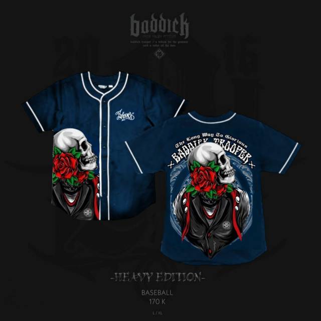 Kaos baseball Baddick Original Distro