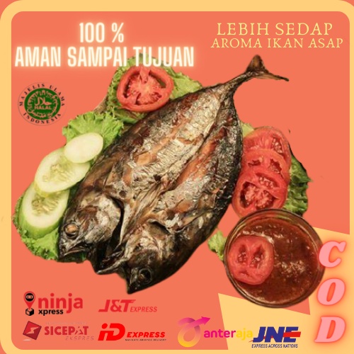 

IKAN ASAP CAKALANG FUFU PANGGANG INSTAN kemasan vacum berat segar -+ 600 G