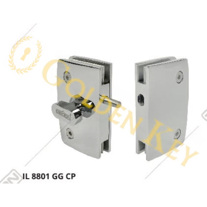 Kunci Pintu Kaca Kamar Mandi Indicator Lock Dekkson Dekson IL 8801 GG
