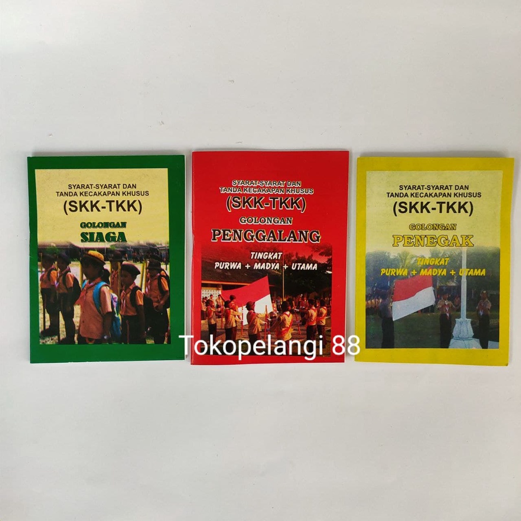 Buku SKK TKK Pramuka Siaga Penggalang Penegak Sd Smp Smk Murah Tokopelangi88-0