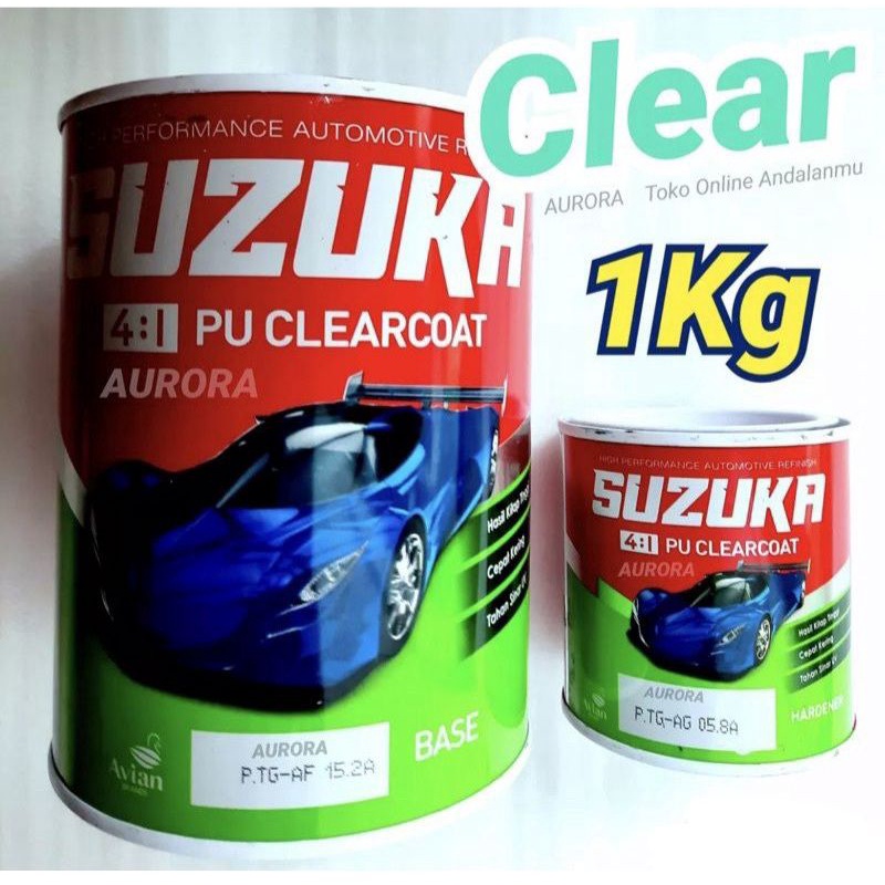 Cat Duco Suzuka PU Clear Coat Clir Vernis Anti Gores Hardener 1kg