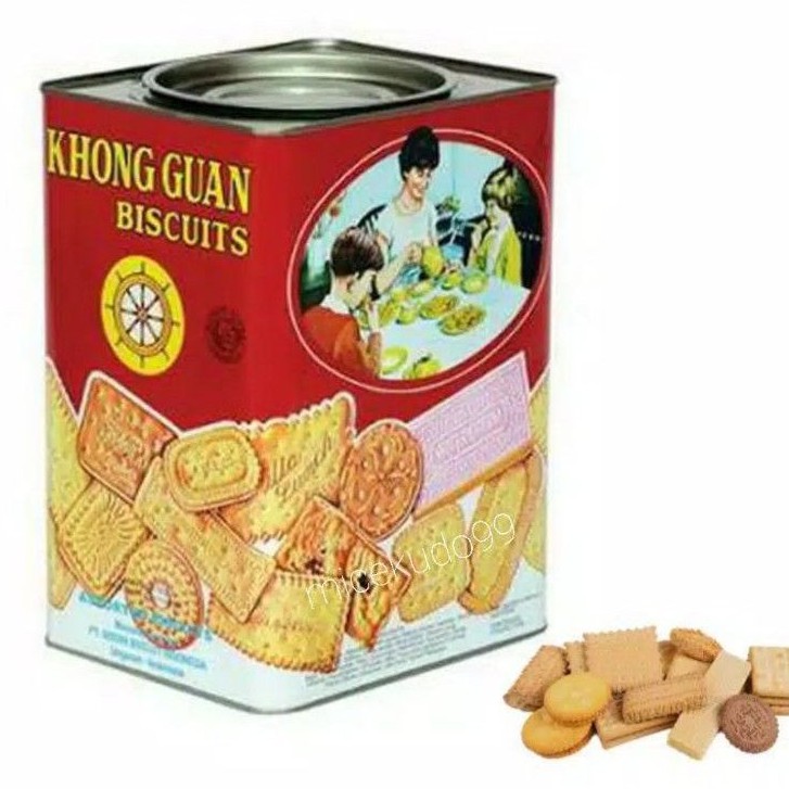 

KHONG GUAN BISCUIT 1600 GRAM KALENG BESAR / ASSORTED BISKUIT