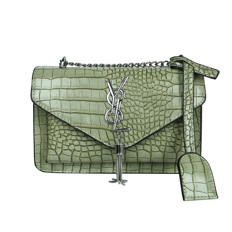 7231 TAS MOTIF CROCO YS*L SELEMPANG SLINGBAG CEWEK WANITA WOMAN BAG IMPORT JAKARTA