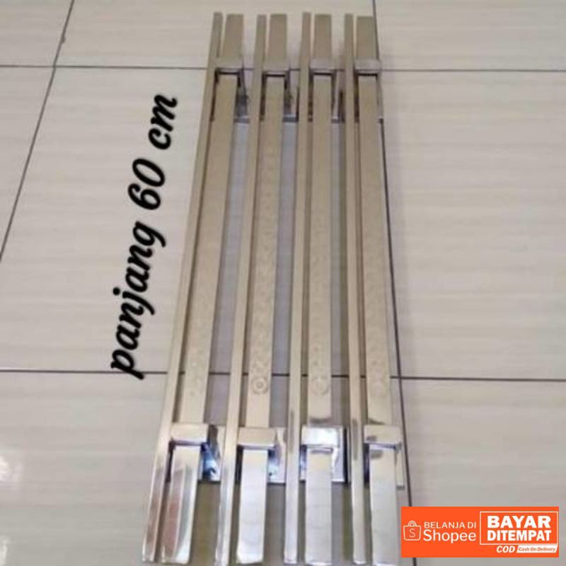 Tarikan Handle Pintu 60 cm Handle Pintu Gagang Pintu Perkakas Serbaguna Rumah minimalis stainles