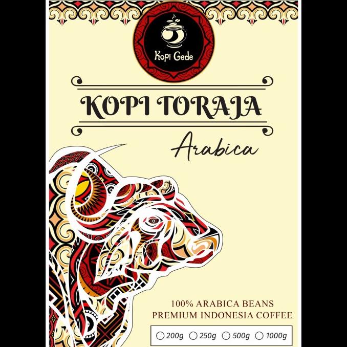 

Kopi Arabika Toraja 1 kg [biji/bubuk]