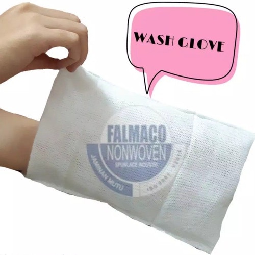 FALMED WASH GLOVE 8'S | KANTUNG SEKA DEWASA | WET WIPES | TISSUE BASAH