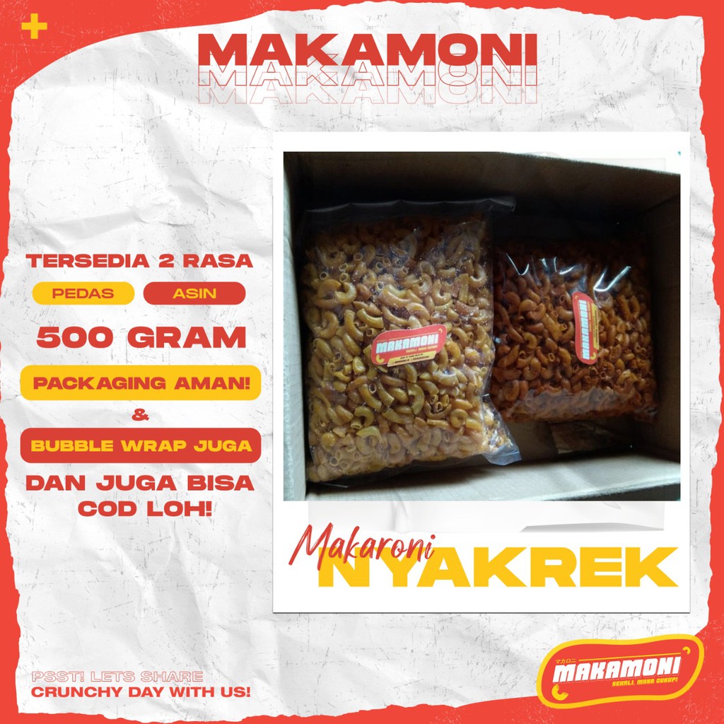 

Makamoni Nyakrek 500gr (FREE BUBBLE WRAP AND BOX)