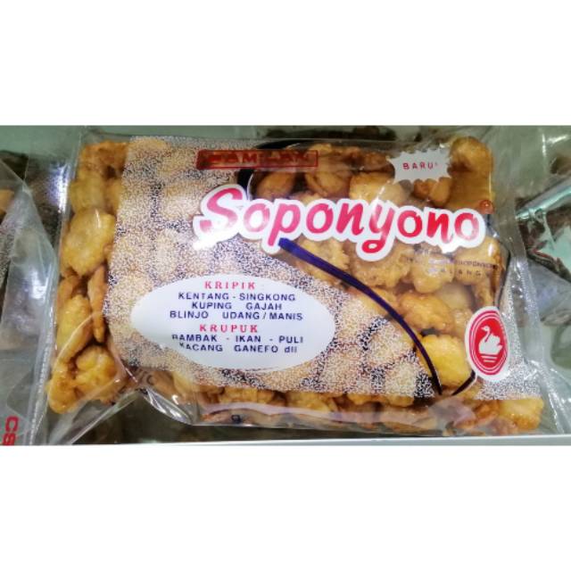 

Soponyono Emping Kancing Manis 200gram