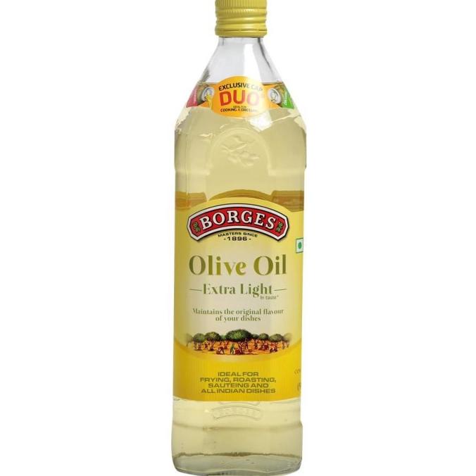 

READY COD BORGES EXTRA LIGHT OLIVE OIL 1 LITER PROMO
