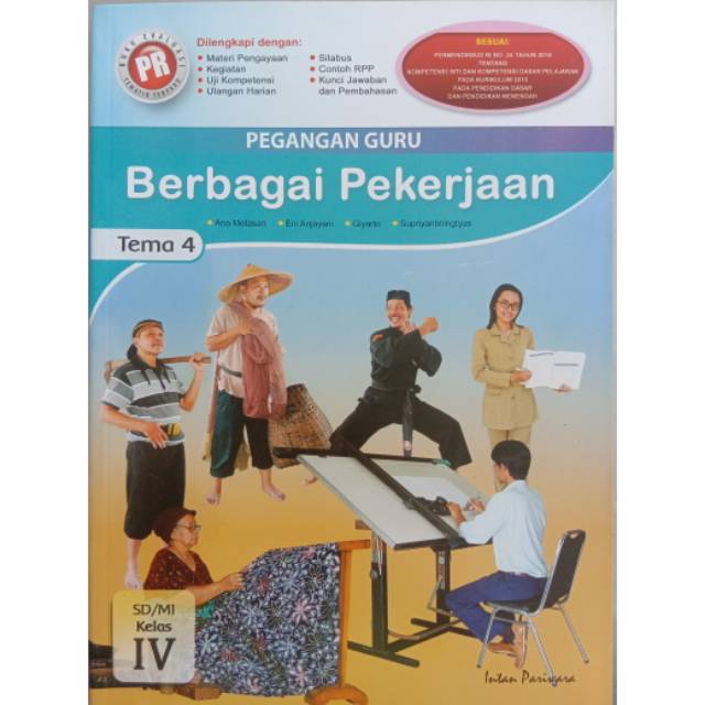 Buku Pegangan Guru Pr Tematik Kelas 4 Tema 4 Kurikulum 2013 Intan Pariwara Shopee Indonesia