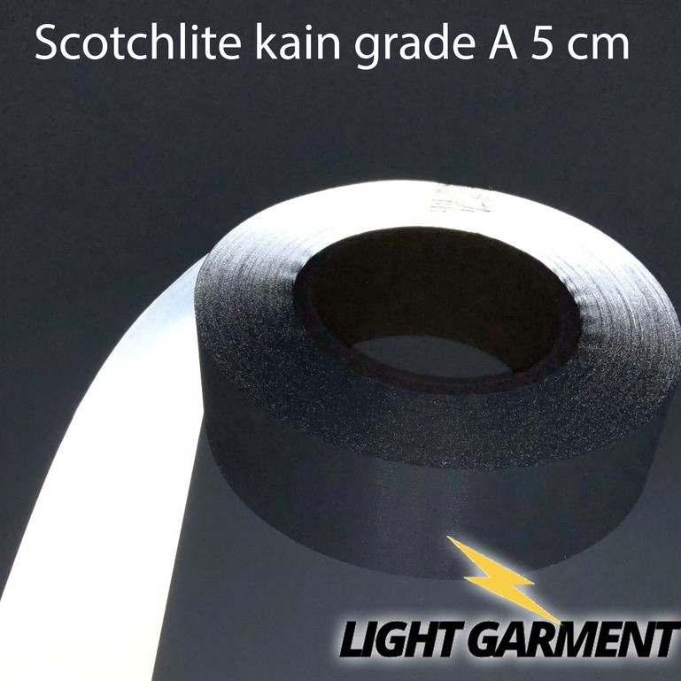 Scotchlite skotlet scotlight pita pemantul cahaya kain jahit A 4 cm per roll