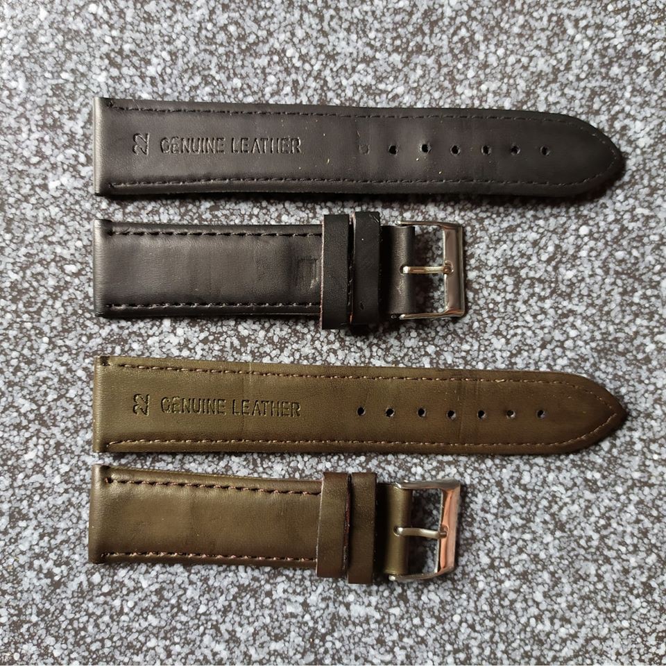 Tali kulit jam tangan  strap genuine leather 22mm 24mm