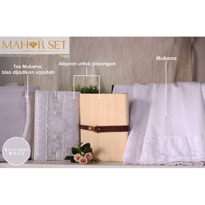 PREMIUM MAHAR SET BY MADINA MUKENA ALQURAN ELEGANT AKAD NIKAH  Kd808