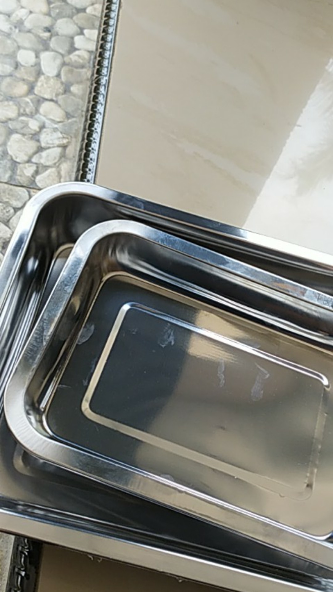 Nampan Stainless 27x20cm