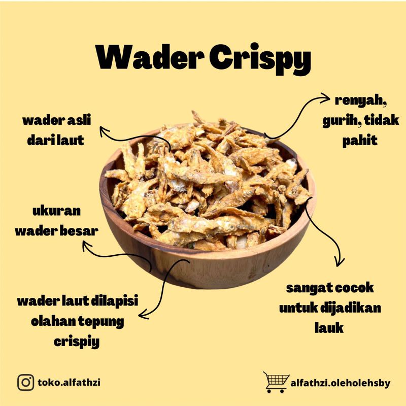 

✨Oleh-Oleh Surabaya✨ Wader Crispy 250gr