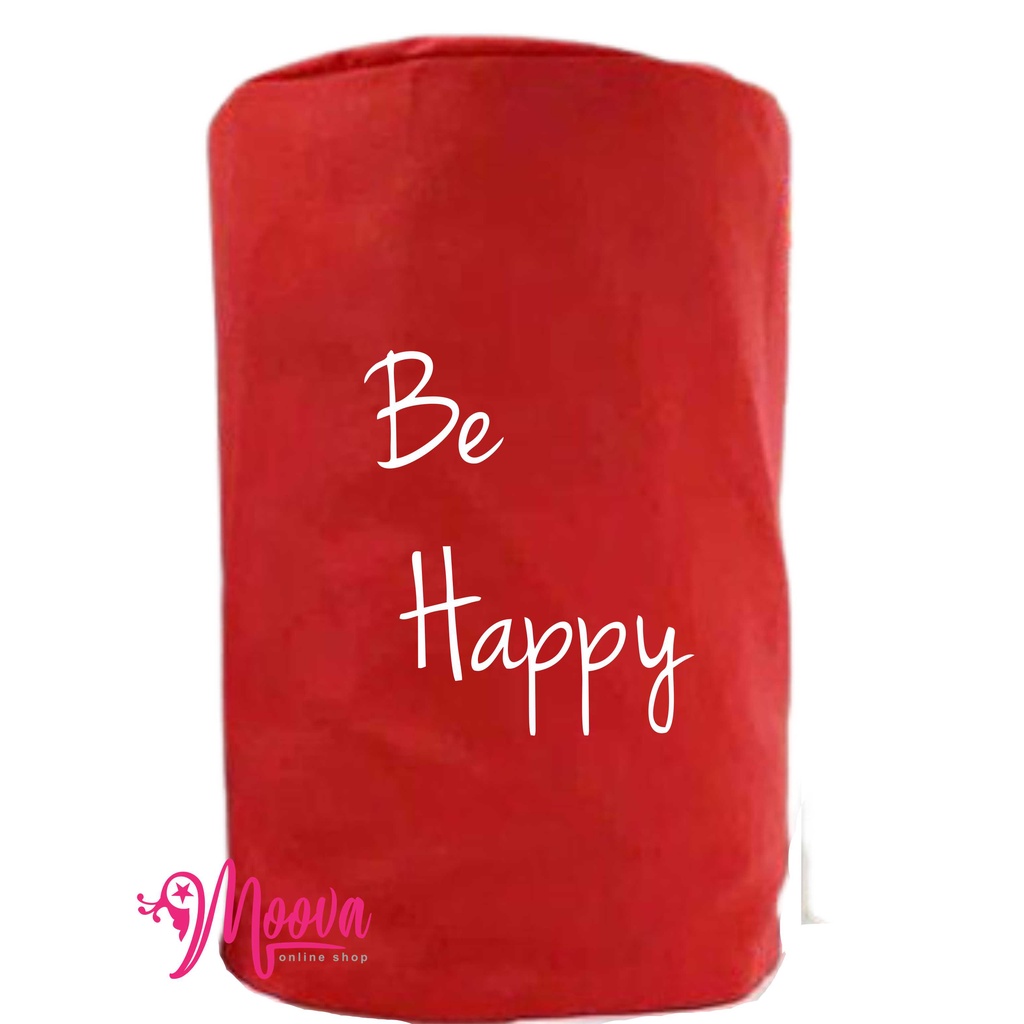 Cover Galon/Sarung Galon/Tutup Galon Motif Be Happy  Sablon Keren