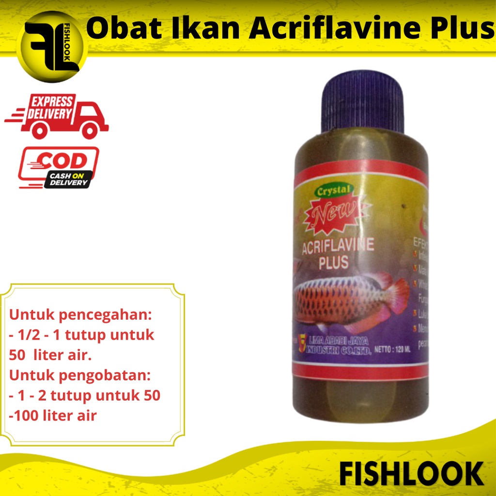 Obat Ikan Acriflavine Plus Obat Kuning