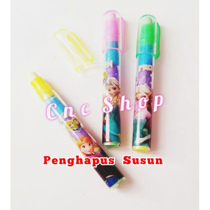 Penghapus Susun / Penghapus Pensil Model Roket Lucu Murah