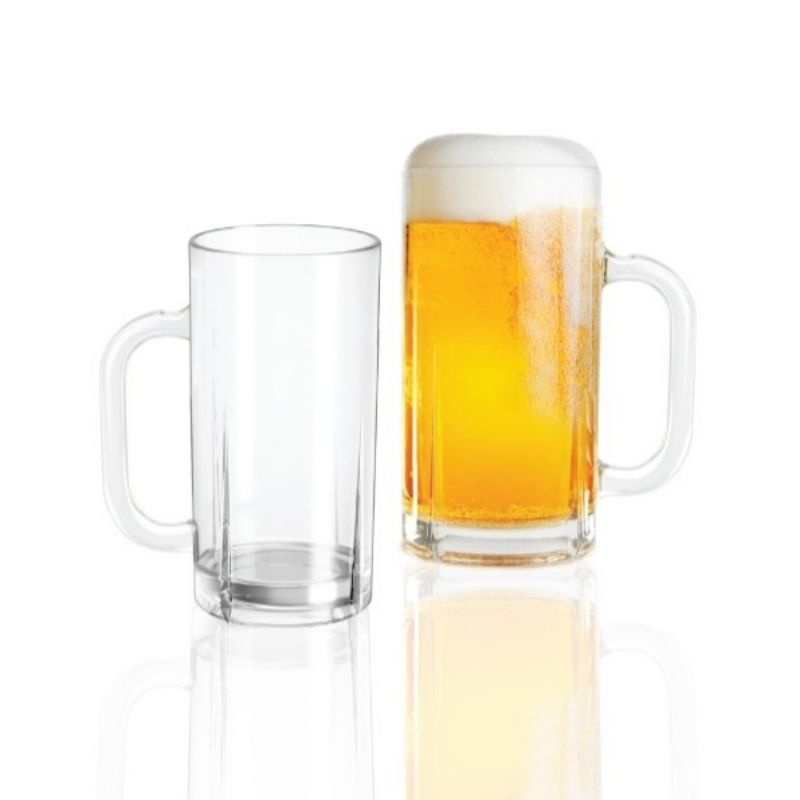 GELAS BIR KACA MEDIUM / BEER GLASS / GELAS BIR  400ML 540ML 550ML 570ML / GELAS HOTEL CAFE