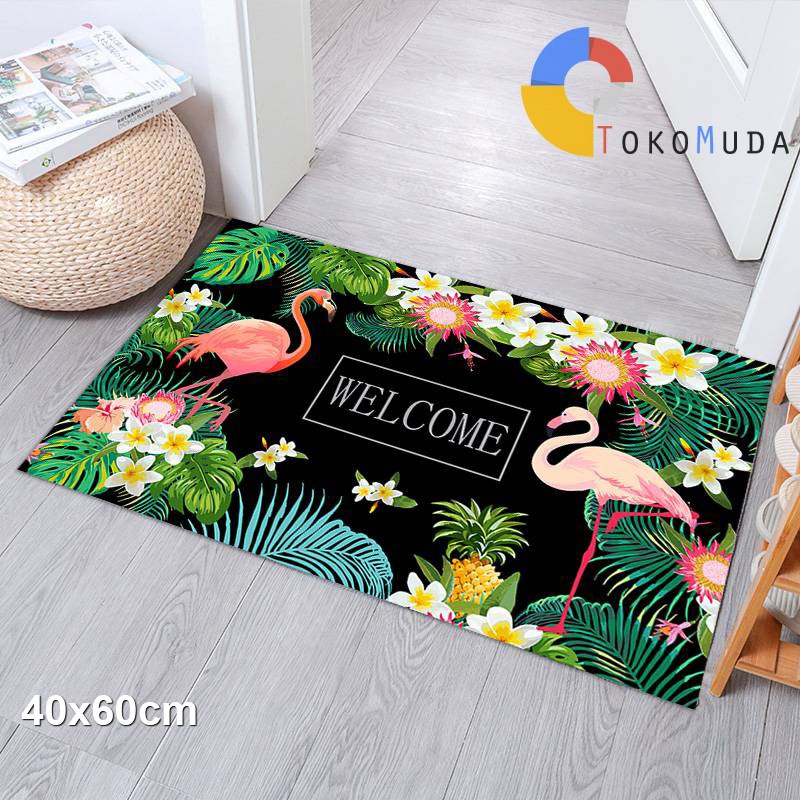 TOKO MUDA Keset Teras Dan Dapur Motif Lucu Keset Anti Slip keset kaki LM