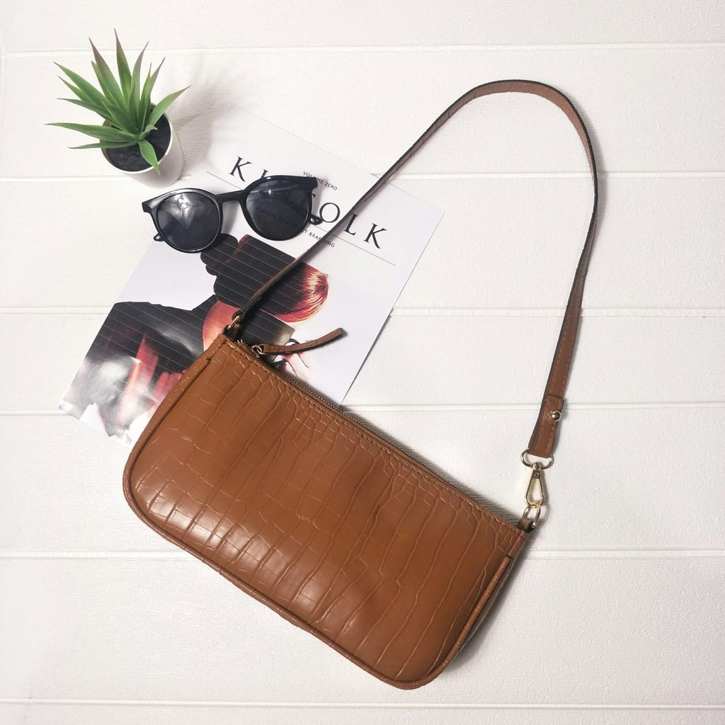 Shoulder Bag Croco Tas Wanita