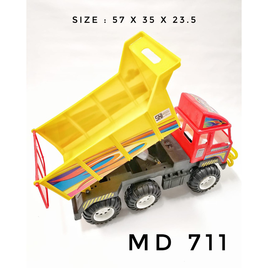 MAINAN MOBIL MOBILAN TRUK BESAR MD 711 / MAINAN DUMP TRUCK