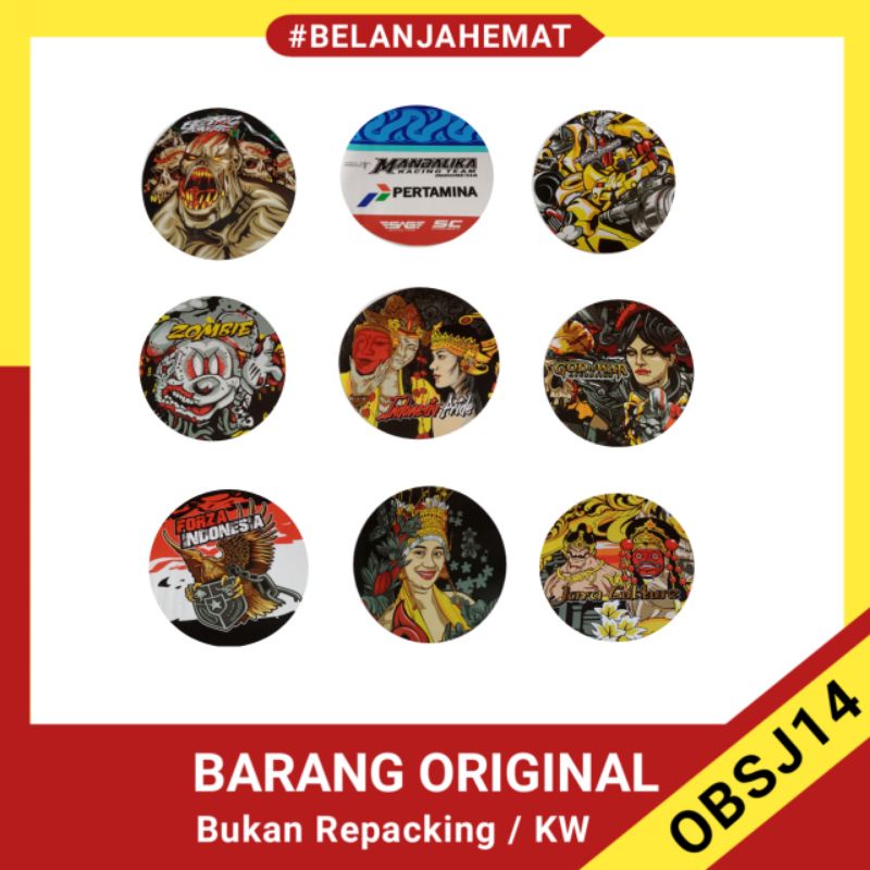 stiker decal tebok pleci perci