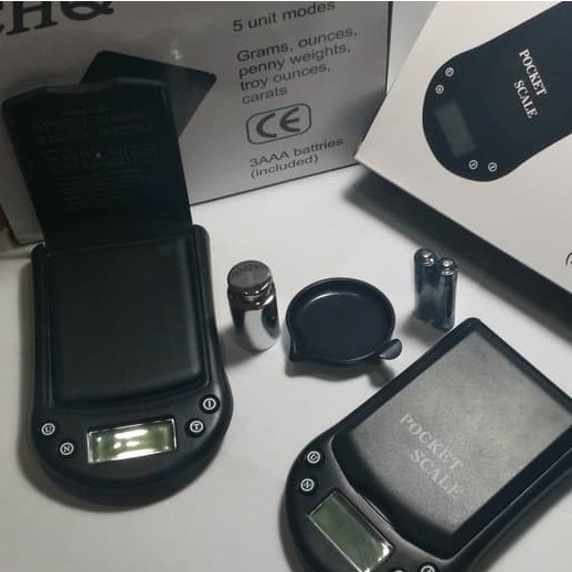 Timbangan Digital: Timbangan Digital Saku Mini Elektronik 100g Sampai 0.01g/200g Sampai 0.01g