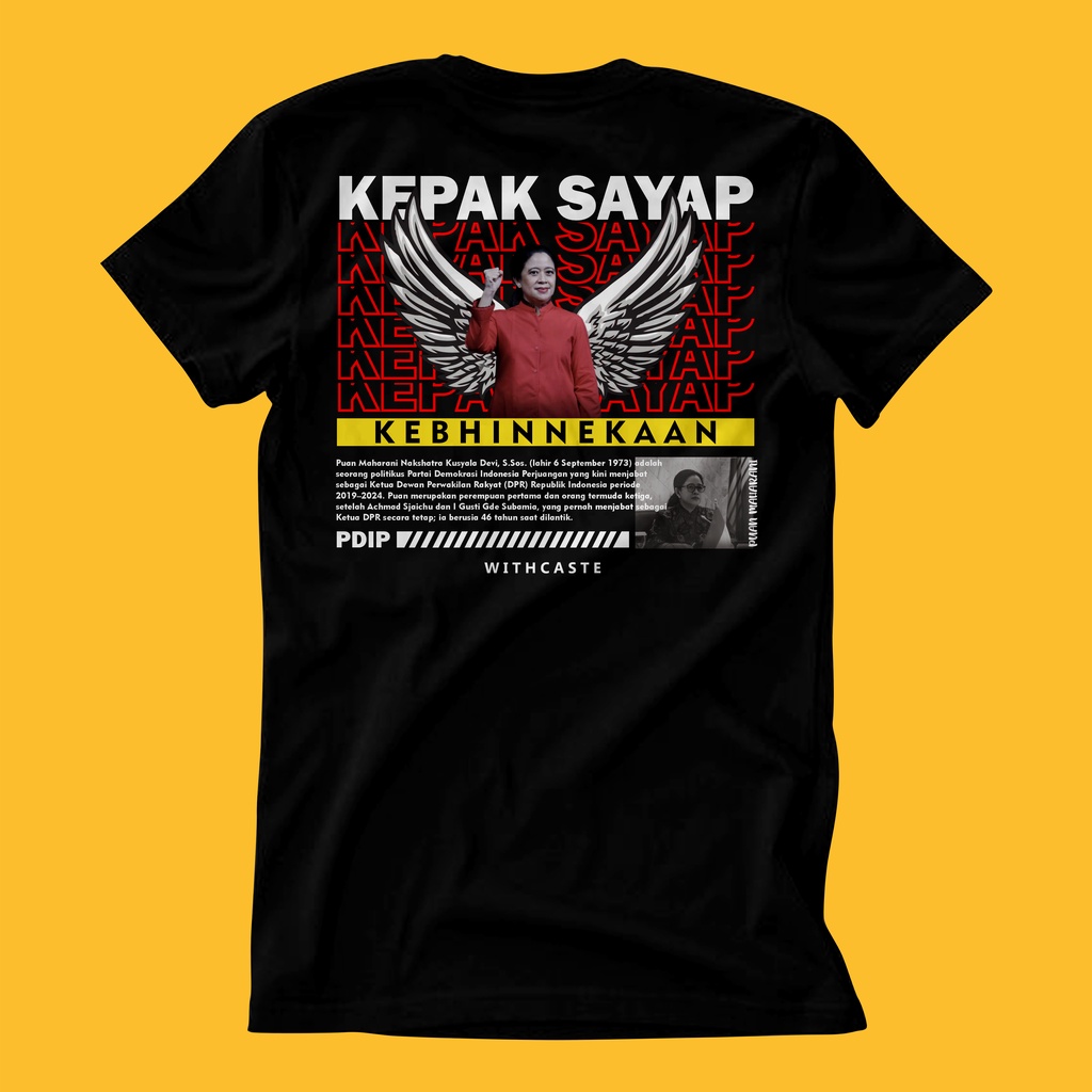 Jual Kaos Tshirt Atasan Baju Streetwear Partai Pdi Perjuangan Puan