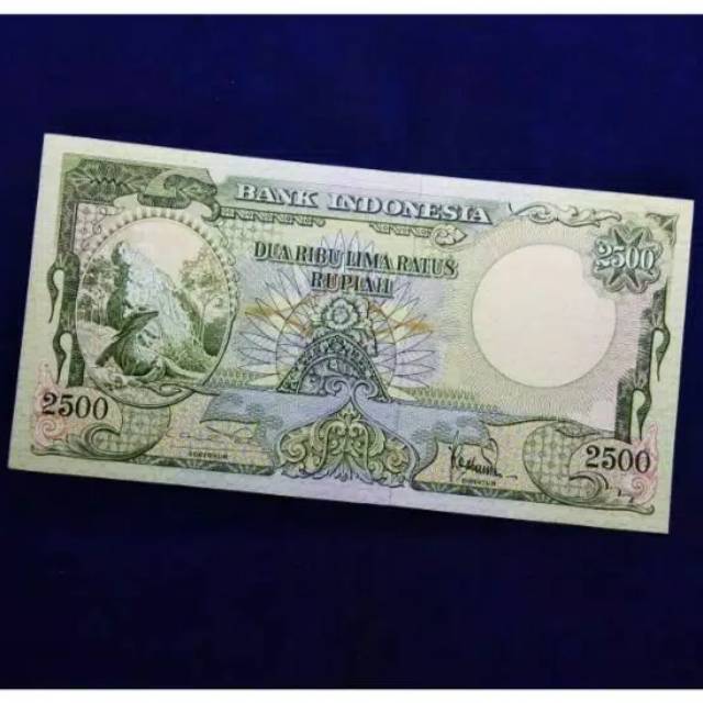 UANG KUNO JADUL 2500 RUPIAH KOMODO TAHUN 1975
