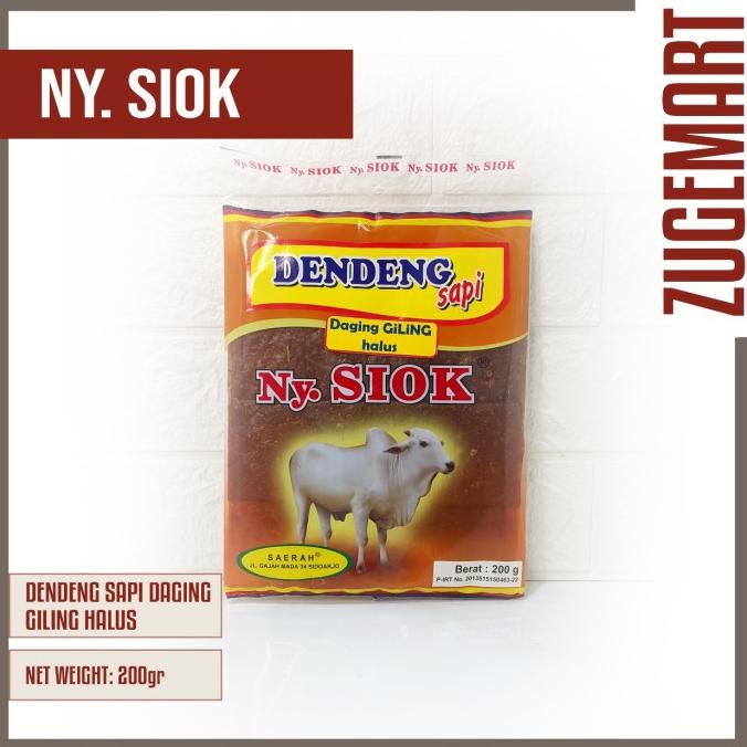 

[COD] Ny. Siok / Nyonya Siok Dendeng Sapi Giling Halus 200 gr - Krupind [COD]