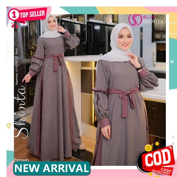 Hazura Dress Wanita Dewasa Dress Pesta Mewah Kondangan Gamis Lebaran Terbaru 2022 Viral Terbaru Gami
