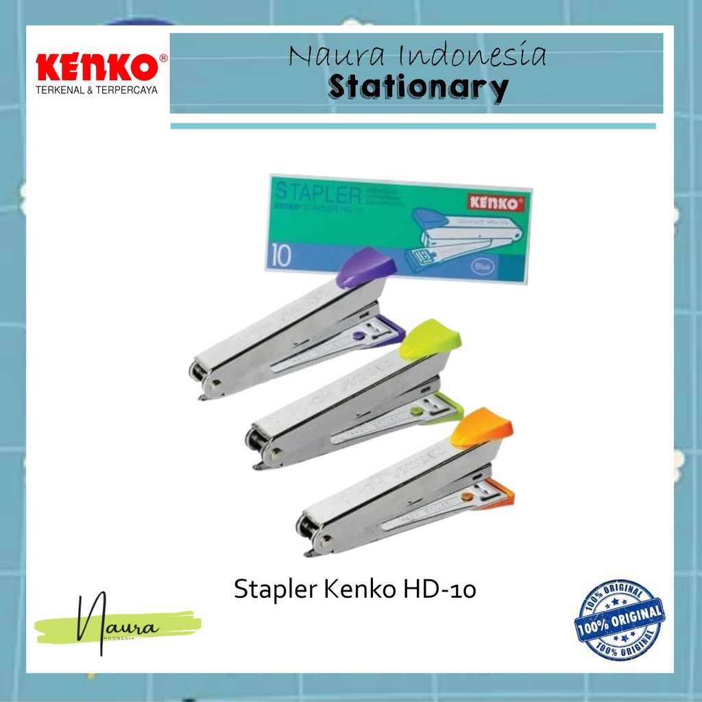 

Stapler Kenko HD-10 Warna Pastel | Jepretan Kenko HD-10 | Staples Kenko