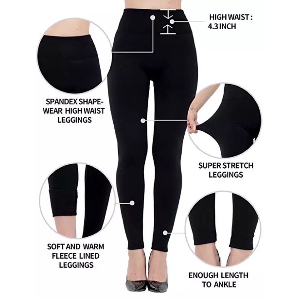 Legging Panjang Spandex Premium Std &amp; Jumbo