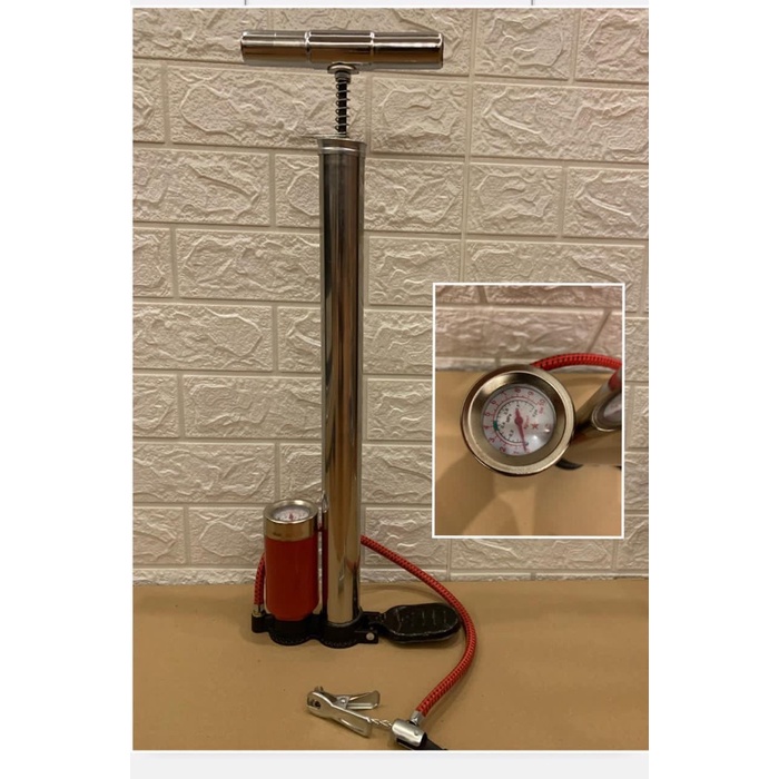 KOMPA ANGIN BAN / POMPA BAN ANGIN SEPEDA MOTOR MOBIL TABUNG KOMPA STAI