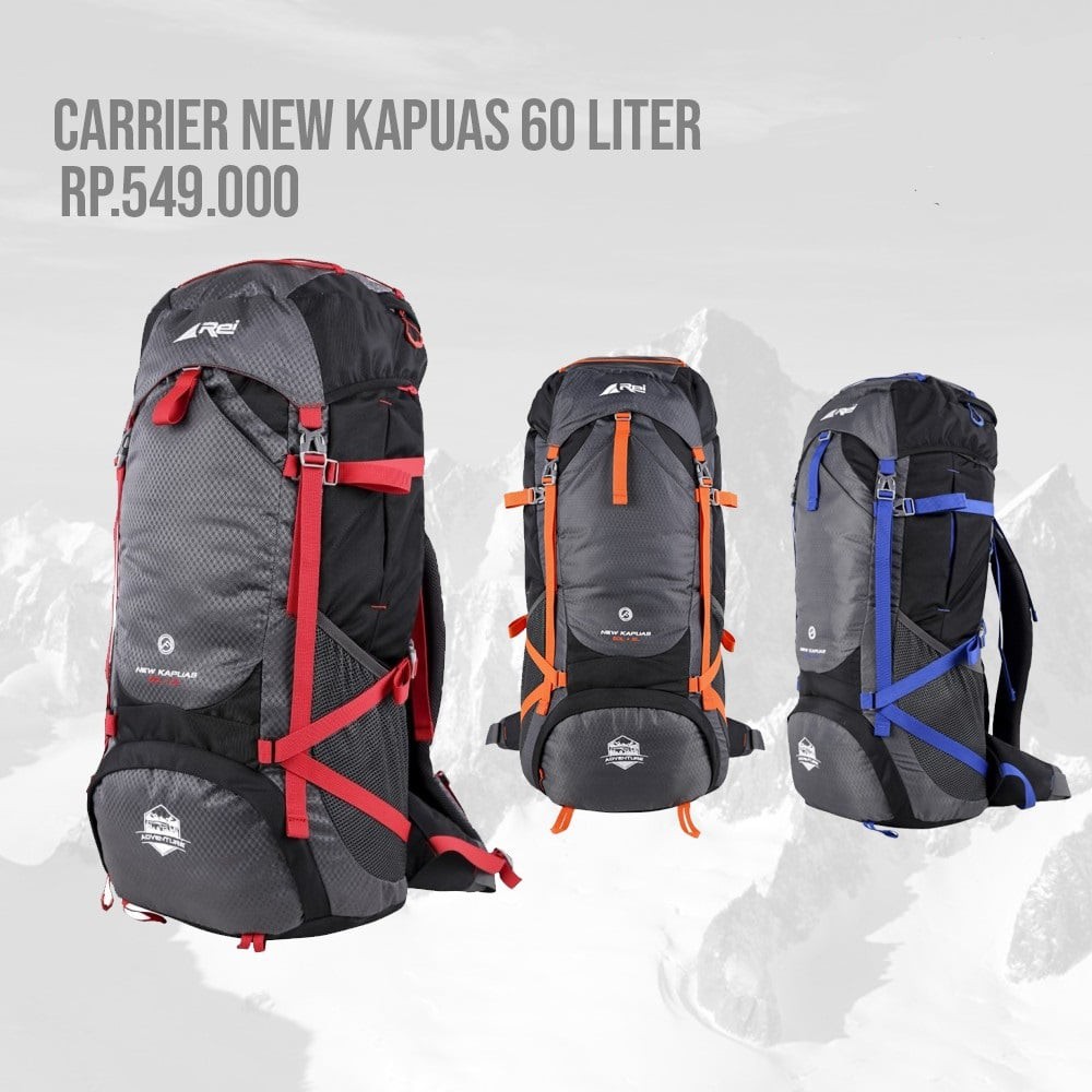 CARRIER / TAS GUNUNG REI NEW KAPUAS 60L