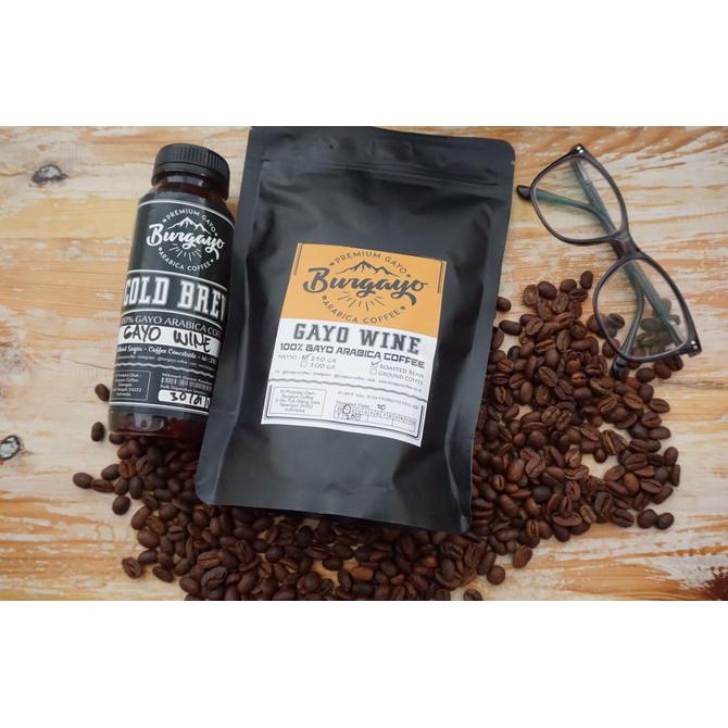 

ENAK Burgayo Gayo Wine Coffee 250 gr BANYAK RASA