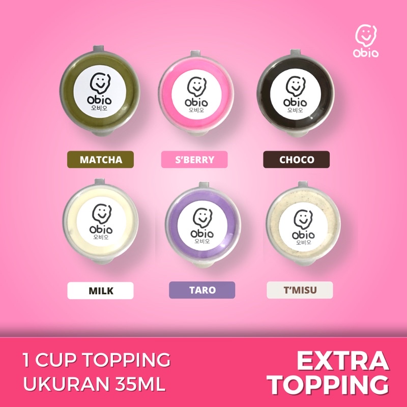 EXTRA TOPPING - Tambahan Selai, Topping, Choco Jar, Cemilan Anak, Cokelat, Tiramisu