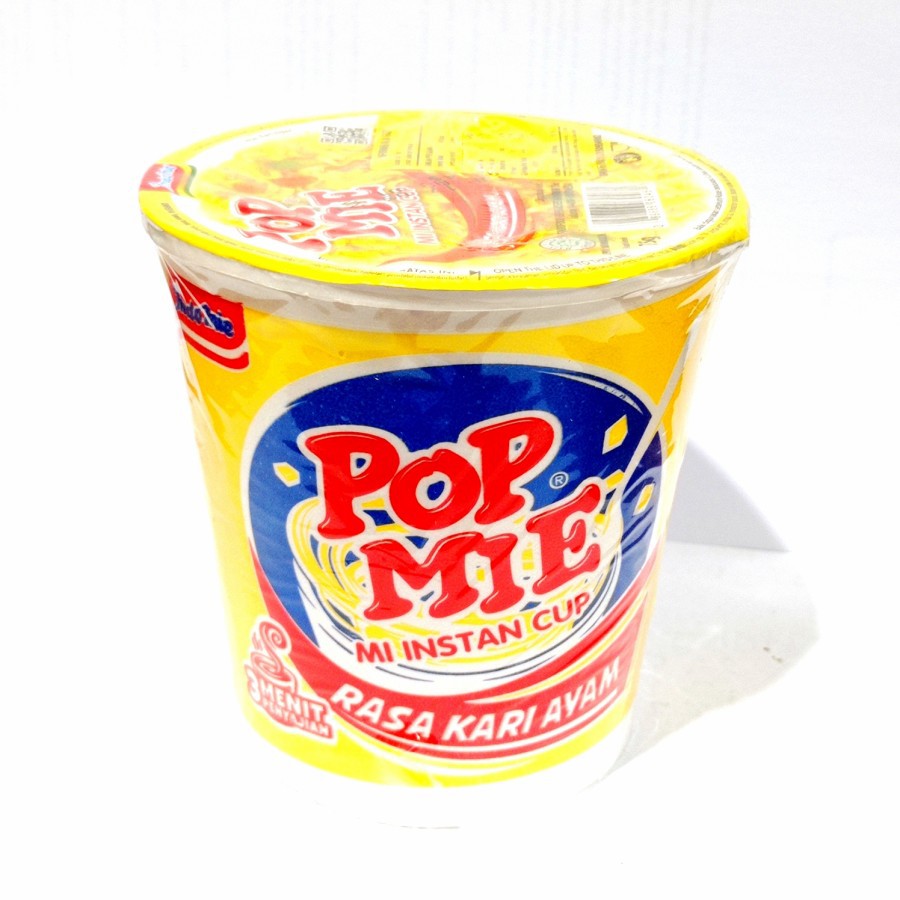 POP MIE KUAH KARI AYAM CHICKEN CURRY NOODLE POPMIE 75GR SATUAN